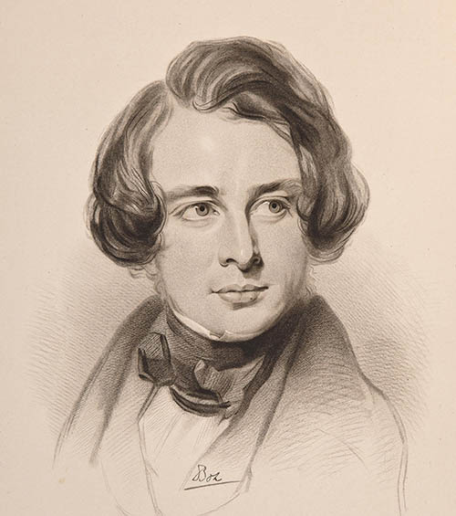 Portrait of Charles Dickens